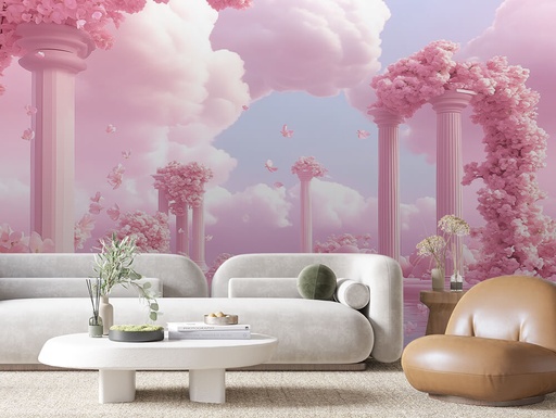 Traumhafte rosa Säulen