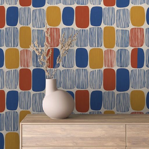 Geometrisches Muster in Bunt
