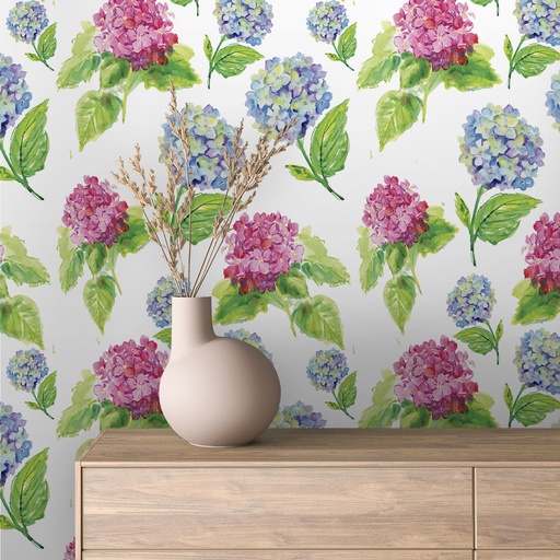 Blumenmuster, Aquarell