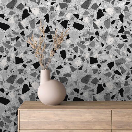 Terrazzo in Grau