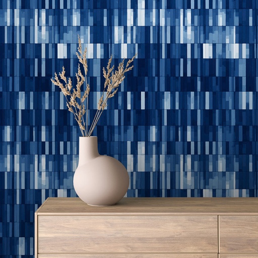 Mosaik in Blau