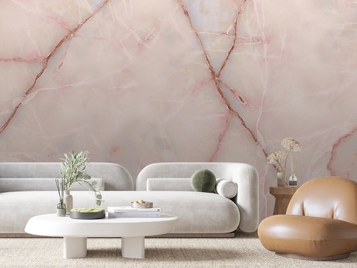 Rosé Marmor, elegant geädert