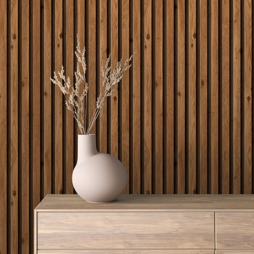Naturbraune Holzlatten