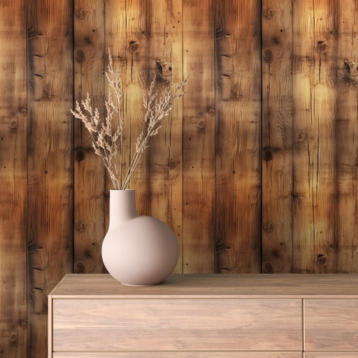 Rustikale Holzdielen, braune Maserung