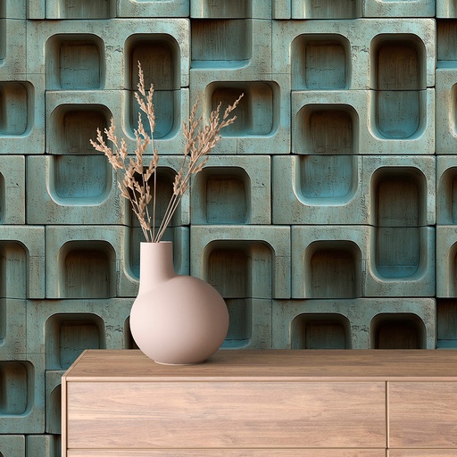 3D-Beton mit Vertiefungen