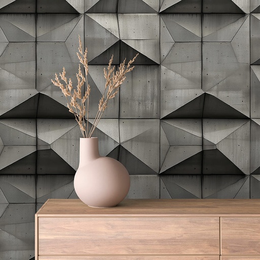 Betonpaneele, geometrisch